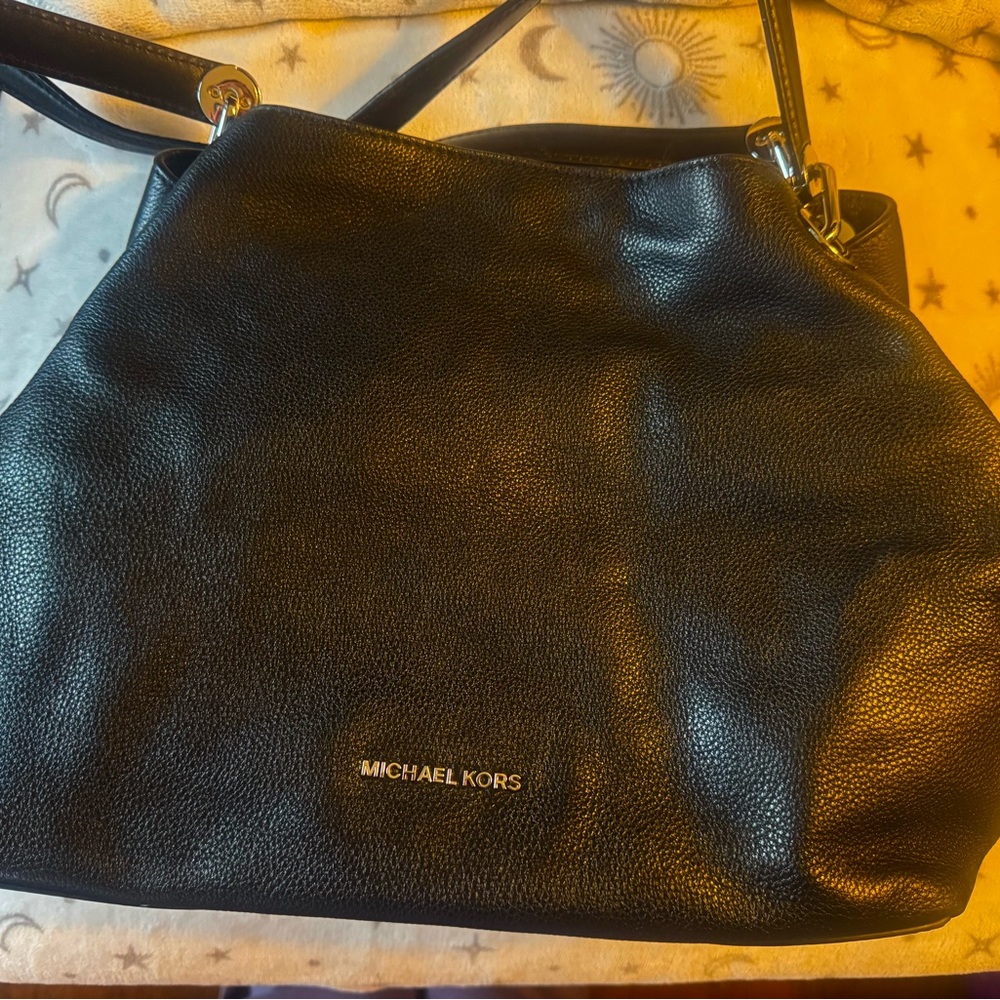 Vintage Michael Kors Black Leather Women's Bag